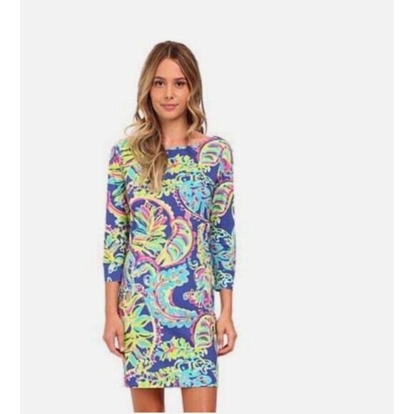 Lilly Pulitzer MARLOWE Dress in Toucan Play Pima Cotton Size XS - Picture 3 of 12